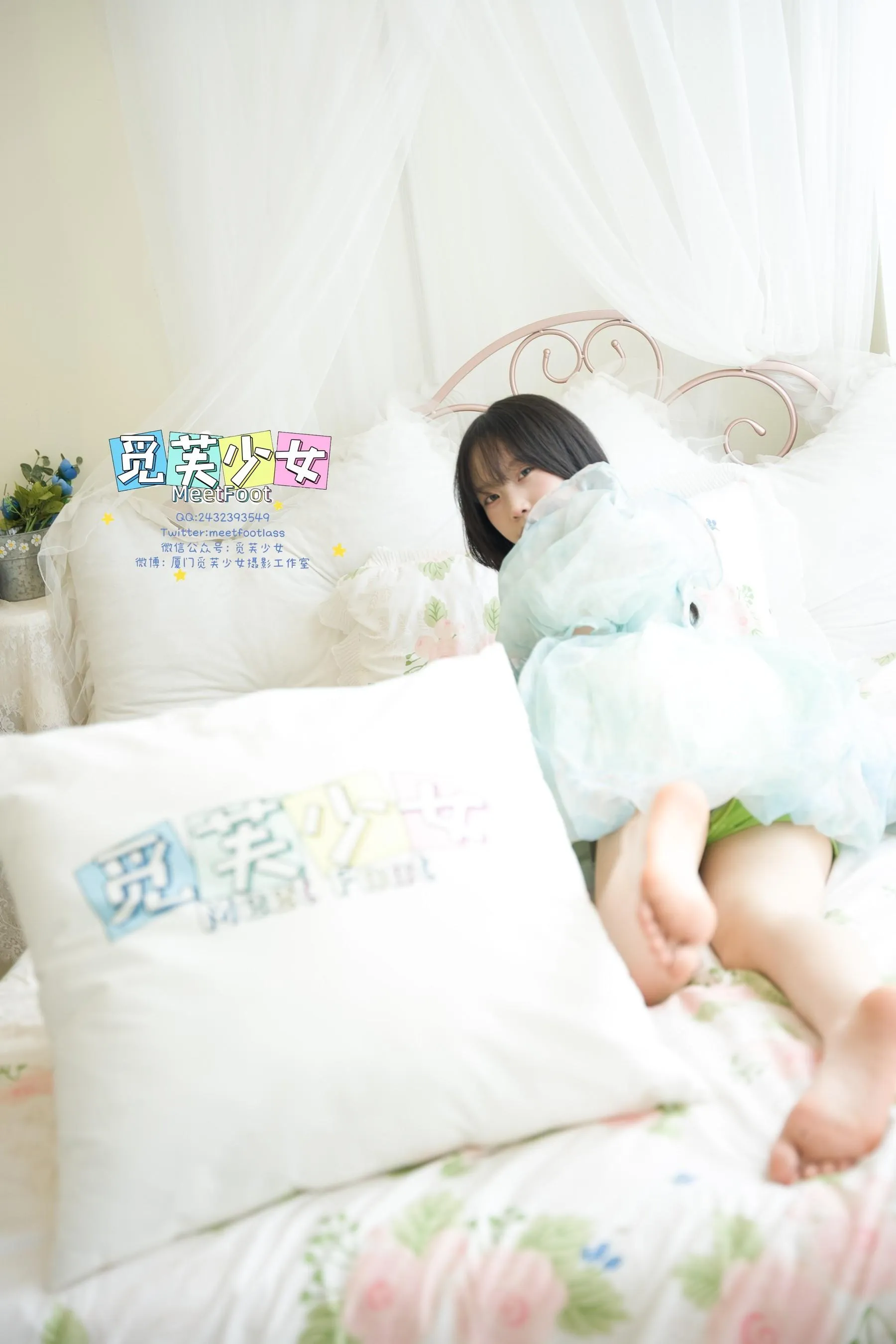 觅芙少女 NO.033 小婉-一袭蓝色纱裙构筑今晚浪漫的梦境-PIC [249P]插图7